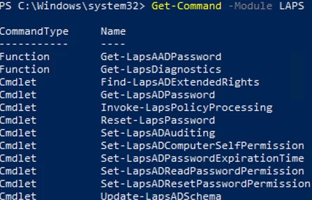 laps powershell module